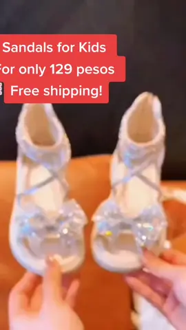 Girls sandals for kids for only 129 pesos #kidssandals #sandals #babygirls #AtHomeSaPepsi #fyp #tiktokshop #affordable 