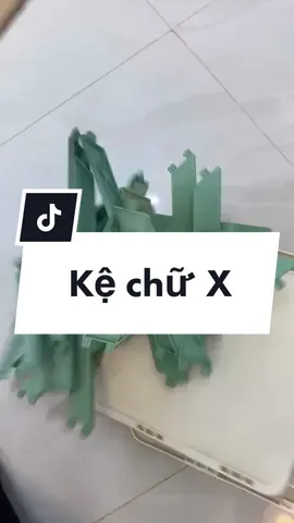 Kệ Chữ X tiết kiệm diện tích bao keo nè #baovudayreview #dqn #xuhuong #kegiaydep 