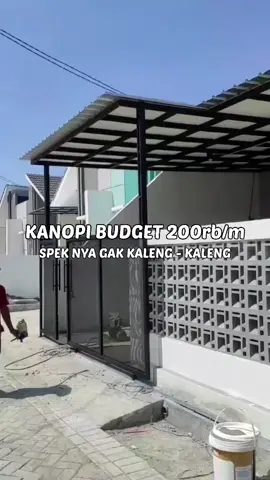 GAK NYANGKA !!! BUDGET 200rb/m BISA BIKIN KANOPI DENGAN SPEC BAGUS  #tipsbuatkamu #hackarsitektur 