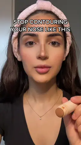 It makes such a big difference! #contour #contouring101 #nosecontour #beautytips #makeuptutorial 