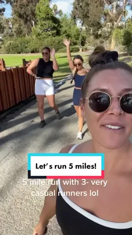 Running club! What’s your 5 mile time?? #runningchallenge #runningclub #runwithme 