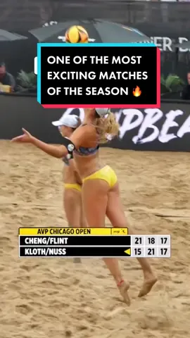 Full match in under 30 min. UNINTERRUPTED. 🎬🍿 #AVP #volleyball #volleyballworld #beachvolleyball #athlete #volleyballgirls #Chicago #fullsend #full #match #fyp 