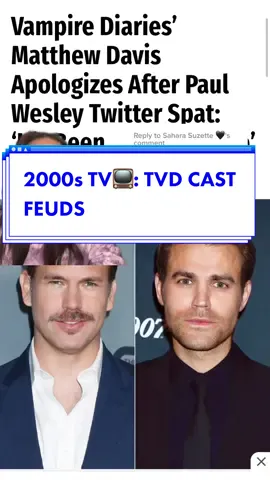 Replying to @Sahara Suzette 🖤  PAUL WESLEY X MATT DAVIS FEUD #thevampirediaries #tvd #paulwesley #mattdavis #mattdavisslander #alaricsaltzman #stefansalvatore #thevampirediariesedit #damonsalvatore #bonniebennett #carolineforbes  #tvdedits #tvdedit #paulwesleyclosefriends #paulwesleytiktok #elenagilbert #legacies #legallyblonde #legaciescw #legaciesedit #thecw #thecwtvd #greenscreen 
