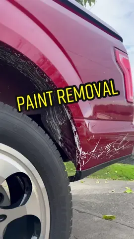 Paint removal on this f150 #detailing #asmr #cleaning #satisfying 