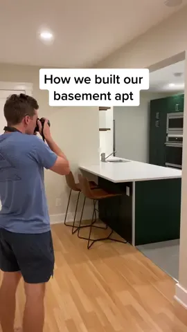 Replying to @niharikanehakasim ask me anything about building an apartment in your basement 🪜🔨   #homereno #basementreno #ikeakitchen 