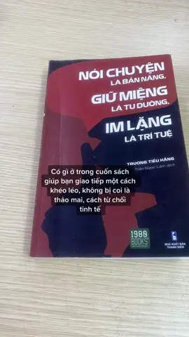 Ai mà đi làm văn phòng, công việc cần giao tiếp nhiều thì đừng bỏ qua cuốn sách này nha…#1980books #booktokvietnam #bookish #tiktokmentor 