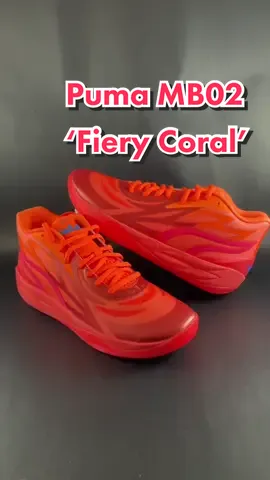 Replying to @Pawpaw nice eyes! 👀 Puma Mb02 ‘Fiery Coral’ #fyp #ballislife #lameloball #owleg #performancereview 