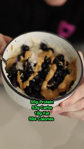 If your protein oats taste like sand, try this!! ☝️😋 #proteinoats #proteinrecipe #highprotein 