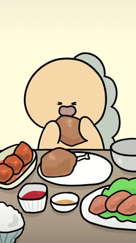 モッパン！ #困りザウルス #サイマス #イラスト #アニメ #asmr 