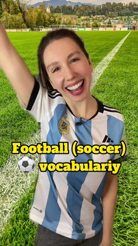 ⚽️ 🥅 Football/soccer vocabulary! #english #fotball #worldcup  #Soccer #argentina  