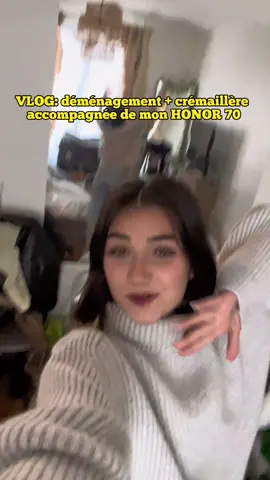 Aujourd’hui je vous ai filmé ma crémaillère avec mon fidèle allié : le #HONOR70 🥳 #ShotOnHONOR @honorglobal 