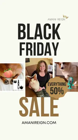 Don’t wait until Black Friday! Our biggest sale of the year is happening NOW with 50% off entire store at amanireign.com. Yours in pethood! ❤️ #petparent #dog #cat #cats #cattok  #doglife #dogs #ilovemydog #dogtok  #catsoftiktok  #dogsoftiktok  #ilovecats #ilovemydog #dogmom #dogdad #catmom #catdad #doggone #catdog #doglover #dogmom #doglove #blackfriday #blackfridaysale #50%off #holidaysale #catsoftiktok  #catlover #fyp #fypシ #fypシ゚viral 