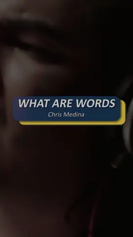 What Are Words - Chris Medina #tienganhonline #learnenglish #trend #viral #hoctienganhquabaihat #xuhuong#LearnOnTikTok #whatarewordschrismedina