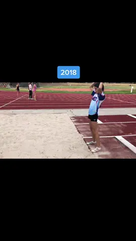 The improvement in 4 years #athletics #jumper #longjump 
