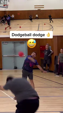 He charged in and tried to hit me but I ducked down at the last second and avoided his throw. Even my teammate behind me almost got hit! 🤣 #dodgeball #fyp #trending #viral #foryou 