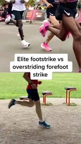 Landing on the forefoot doesn’t magically stop overstriding and many elite marathoners don’t even land on their forefoot… #vancouver #runningcoach #forefootstrike #vancouverrunners #runningtechnique #kipchoge