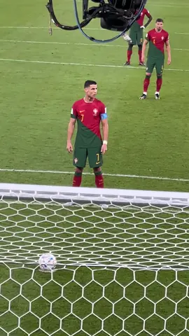 #cristianoronald Watch cristiano Ronaldo kick a penalty goal from up close🤩