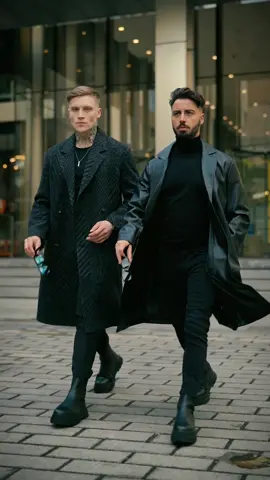 ♠️Matrix Vibe with my bro@Giuse Laguardia #fashion #matrix ##allblack  #foryou 