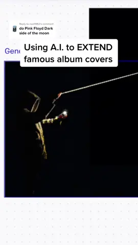 Thanks for the post @pictelate Using DALL•E 2 to extend #PinkFloyd’s The Dark Side of the Moon album cover #aiart #art #albumcover #fyp 