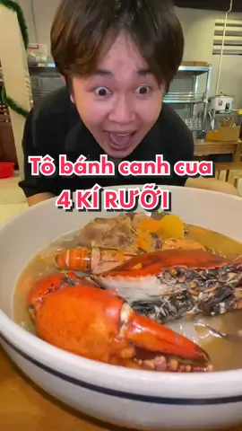 Thử thách ăn hết tô bánh canh cua 4 ký rưỡi! 😱 Trong vòng 40’. Liệu tui có làm được?! #caonho #tiemocxoantit #ancungtiktok 