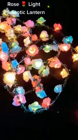LED Solar Rose Light Garland Artificial Rose Flower Bouquet String Lamps Rose Fairy Lights #LED #light #Rose #solar #lamp #flower #christmas #romantic #goodthing #fyp #foryou 