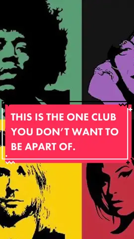 This Is One Club You Don’t Want To Be A Part Of  #27club #mystery #supernatural #conspiracy 