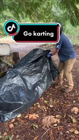 We are down to one working kart. #gokart #track #raceslicks #DIY  we are trained professionals. 