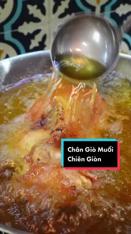 Chân  Giò Muối Chiên Giòn tưởng khó ai ngờ dễ mà giòn lắm nha #onganhthichnauan #cooking #MeizanGold #ChiênLàGiònNgonKhóCưỡng 