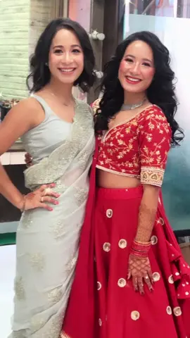 Congratulations Asmita ma’am  Bride with her sister  #wedding #reception #bride #bridalmakeup #makeup #makeover #glow #GlowUp #beauty #beautiful #sari #lehenga #dress #eyes #eyemakeup #hair #hairstyle #copylink #share #foryourpage #foryou #arden #ardenthebeautypoint🥰 