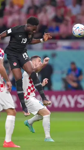 Alphonso Davies scores the first ever goal in a #FIFAWorldCup for the @Canada Soccer 🇨🇦⚽️ men’s national team #Concacaf #Canada #WeCAN