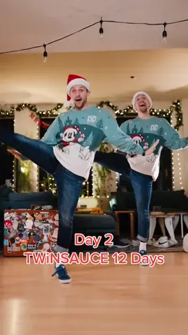 Day 1 of 12 #twinsauce12days of Christmas Choreo Dc: US. Give it a try and tag us.  Be sure to follow along for more daily dance content! Music by @Mariah Carey @arianagrande and Jennifer Hudson - Oh Santa #twinsaucechoreo #christmasdancechallenge2022 #dancetrend 