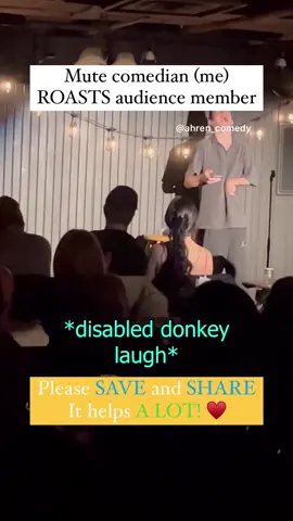 NOBODY IS A BETTER DONKEY THAN ME! . . #comedy #standupcomedy  #humor #funny  #disability #Cerebralpalsy #comedyvideos #comedia #disability #comedians #comic #disabilityhumor #funnyvideos #fyp #disabled #laugh #funnycomic #standup #fyp #fypシ #fypage #foryou #sketch #sketchcomedy #fycomedy #fypcomedy #fycomedia #disabledcomedy #disabledcomedian #mutecomedian