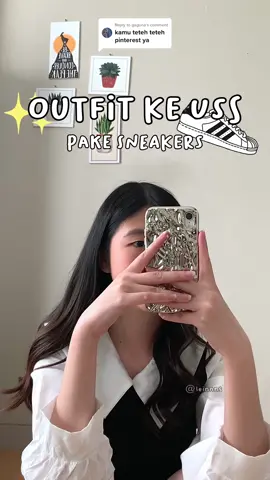 Replying to @gaguna  bantu pilihin outfit ku buat pergi ke Urban Sneakers Society yuk 🥺❤️ btw, jangan lupa ikutan challenge #IniGayaGue dan menangkan kesempatan dapetin tiket VIP ke USS2022 & sneakers special 🤩✨ #fashiontok #gayaditiktok #koreanstyle #outfitideas 