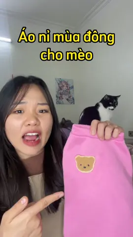 Áo nỉ ngắn tay cho mèo #thaomeo  #mèo #cat  #aochomeo 