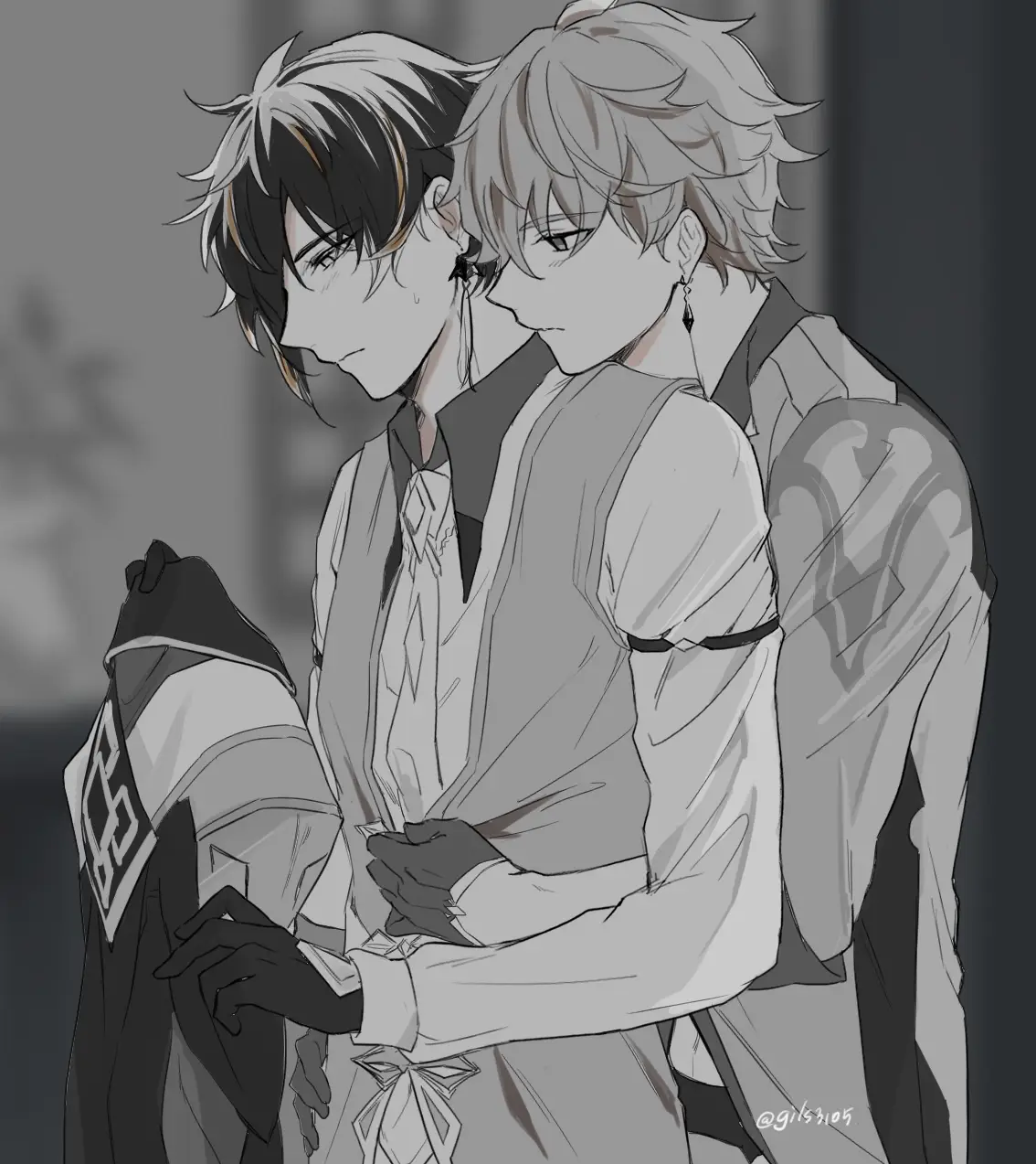 yes i love them and this song #tartaglia #tartali #GenshinImpact #genshin #fyp #dc #canon #zhongli #zhongchi #foryou #ajax #edit #morax 