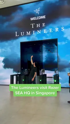 We had a great time with @The Lumineers at the Razer SEA HQ in Singapore! Who will visit us next? 👀 #razer #gaming #razergaming #gamers 