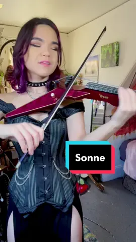 Replying to @diasparsystem Rammstein has taken over my life and I’m not mad about it #rammstein #sonne #metal #metalviolin #electricviolin  