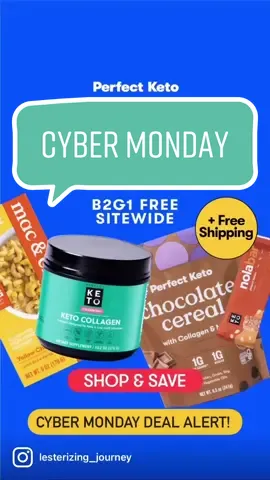 If you missed @Perfect Keto big #BlackFriday sale … fear not, friend! 🛑✋🏼🤗  There’s still time to take advantage of their #C#CyberMondayale. 🛒🏃🏻💨  🚨Today and tomorrow only, you can stock your pantry with keto snacks and supplements that support your 2023 health goals for a fraction of the cost: 👇🏻👇🏻👇🏻  👉 Buy 2, Get 1 FREE sitewide  👉 + FREE shipping on all orders  👉 + FREE GIFT: Maple Pecan Nola Bars on orders $125+  👉DAILY BONUS DEAL (get an extra 10% off Yellow Cheddar Keto Mac and Cheese!🧀)  ‼️No need to wrangle any coupon codes. Just click my link below and enjoy big savings on quality keto products.  https://perfectketo.com/LESTERIZING  https://bit.ly/3yw0u8Z    https://glnk.io/wlp7/lesterizing-journey  ————————————  ⚜️ Make sure to follow journey for inspo plus chances to win future giveaway! 🥳🎉🎉🎉  For collab and business feature! 👇🏻👇🏻👇🏻  📩 lesterizingjourney@yahoo.com  FB: https://www.facebook.com/lesterizingjourny  IG: https://www.instagram.com/lesterizing_journey/  YT: youtube.com/@LesterizingJourney  Tiktok: https://vm.tiktok.com/ZTRyvJSa6/  #Le#LesterizingJourneyi#simplydreame#LesGoPe#PerfectKetoe#perfectketoambassadorpe#perfectketonesfo#Foodiee#ketosnackse#ketobeforeandaftere#ketolifee#ketofoode#ketobeginnere#ketotransformatione#ketoweightlosse#ketosnacksonthegoe#ketofoode#keepitketou#sugarfreesweetsa#lazyketou#sugarfreesnackse#beginnerketoe#ketolivingo#lowcarbsnackh#chicagoo#foodporne#ketosnackn#SnackTimerandambassador  #foodtiktok #FoodTok #foodies #FoodieTokPH #foodislife 