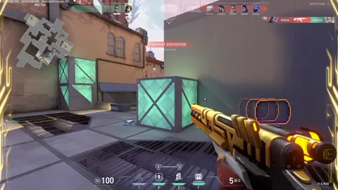 1v5 clutch #valorantclips #Valorant #valohighlights #chamber 