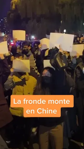 Plongée dans la grande manifestation qui a eu lieu dimanche à Pékin, une première dans la capitale depuis l'arrivée au pouvoir de Xi Jinping. Et les policiers chinois sont tellement peu habitués aux manif’ qu’ils n’ont ni matraques, ni boucliers…  🇨🇳 #xijingping #chine #covid #manifestation #pekin #fronde #zerocovid #weibo #wechat