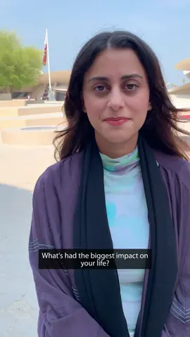 What’s had the biggest impact on your life?   Stories from Qatar, thank you for having us @Qatar Creates ♥️ #qatar 
