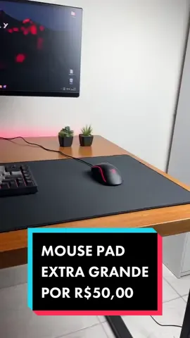 O melhor mouse pad EXTRA GRANDE por até R$50,00! #mousepad #foryou #fy #fyp #f #mbtech #youtube #gamer #Tech