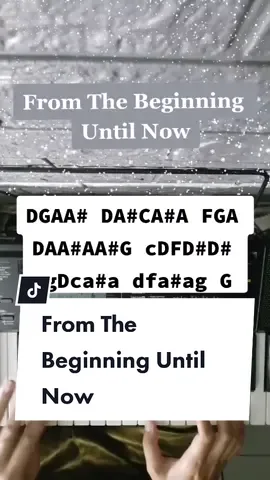 Tutorial 107 | From The Beginning Until Now. 🎹 #pianotutorial #suffixpiano #wintersonata #fromthebeginninguntilnow 