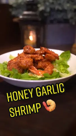 Honey Garlic Shrimp🍤  by:KitchenBae⚜️ 📸 @theysay_a   Full Recipe on YT click link in bio  “Can’t Measure The Pleasure!” #shrimp #seafood #kitchenbae