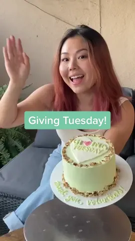 it’s giving tuesday 💚 @HOLLYWOOD FOOD COALITION #givingtuesday #cake #cakedecorating #baking 