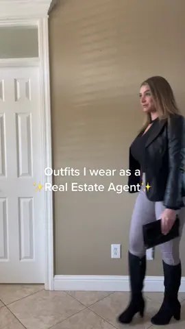 What I wear as a #RealEstateAgent ✨ #fashion #OOTD #bossbabe #businesswoman #businessfashion #lovewhatido #lovetodressup 