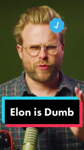 #elonmusk is way, way dumber than he wants you to believe. Watch the full video at the link in bio for more. 