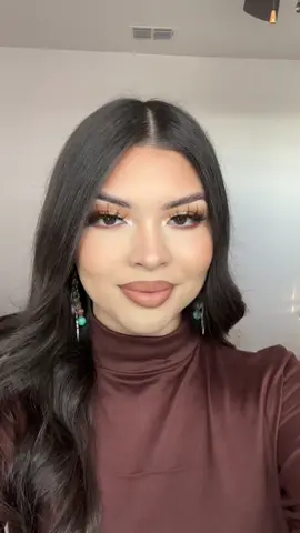 Thanksgiving look 🧡🤎 #grwmmakeup #falllook #maquillajetutorial 