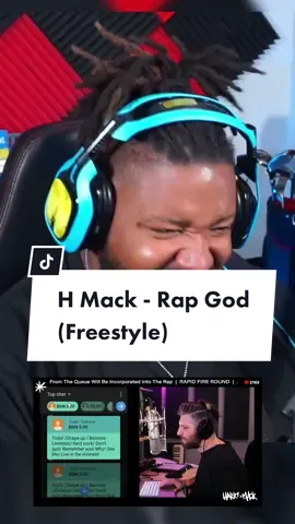 Omg bro! #fy #harrymack #harrymackfreestyle #harrymackclips #harrymackreaction #freestyle #omegle #mack #NF #warzone #reaction 