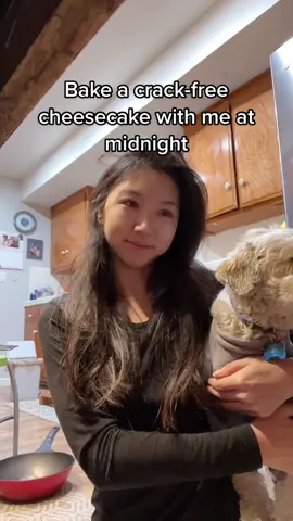 Bake a NY cheesecake at midnight w me. #cheesecake #bakingrecipe #CookingHacks 